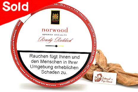 Mac Baren Norwood Ready Rubbed Pipe tobacco 100g Tin